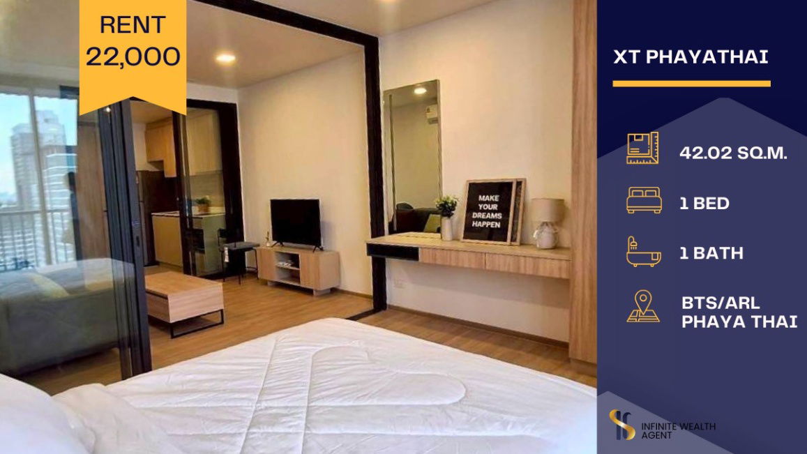 🏢 XT Phayathai offers top-tier facilities 💰 Rent only 22,000 THB