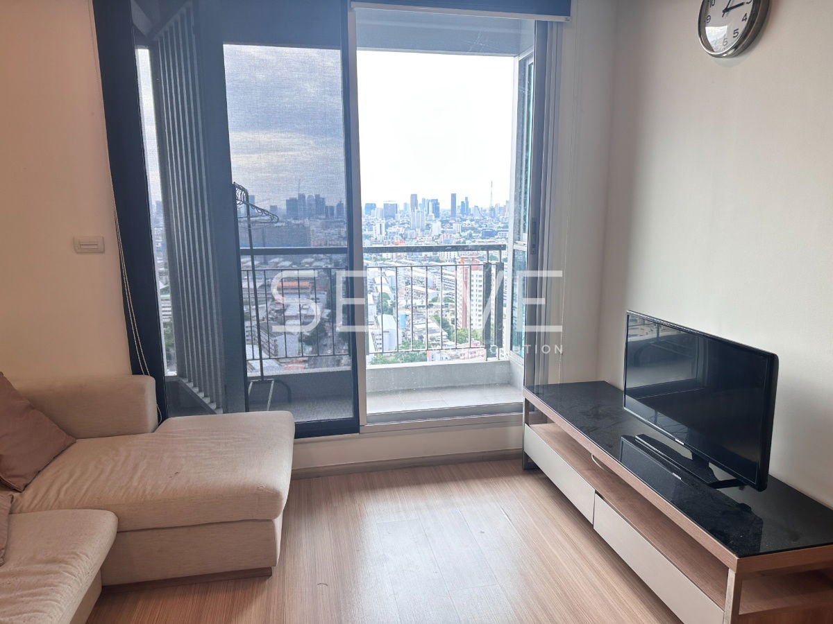 1 Bed Super High Floor Unblock view ကောင်းသောအခန်း တည်နေရာကောင်း MRT Huai Khwang @ Rhythm Ratchada - Huai Khwang ဘေးရှိ နေရာကောင်း