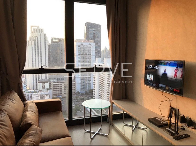 1 Bed 30 sq.m. High Fl. 20+ Good Location MRT Sukhumvit 20 m. and BTS Asok 230 m. at Ashton Asoke Condo / For Rent