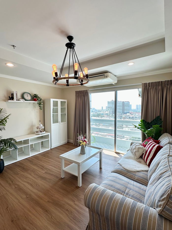 [Rent] Condo in Sathorn area Decorated in cafe style, Modern Home Tower project, next to Lotus, convenient travel.