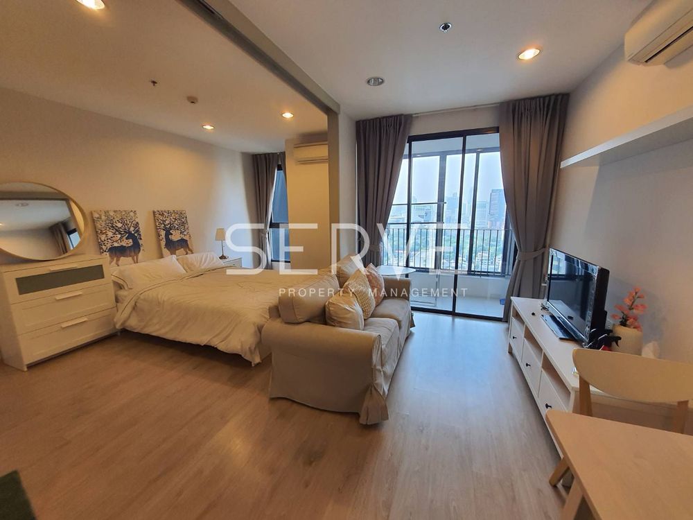 1 Bed Nice Room High Fl. Good Location BTS Ratchathewi 300 m. & BTS Phaya Thai 700 m. / Rent & Sale-Ideo Q Ratchathewi