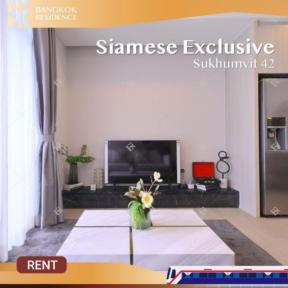 Siamese Exclusive Sukhumvit 42 💫 Unbeatable value! Beautifully decorated & fully furnished, move-in ready 🛋️ Near BTS Ekkamai