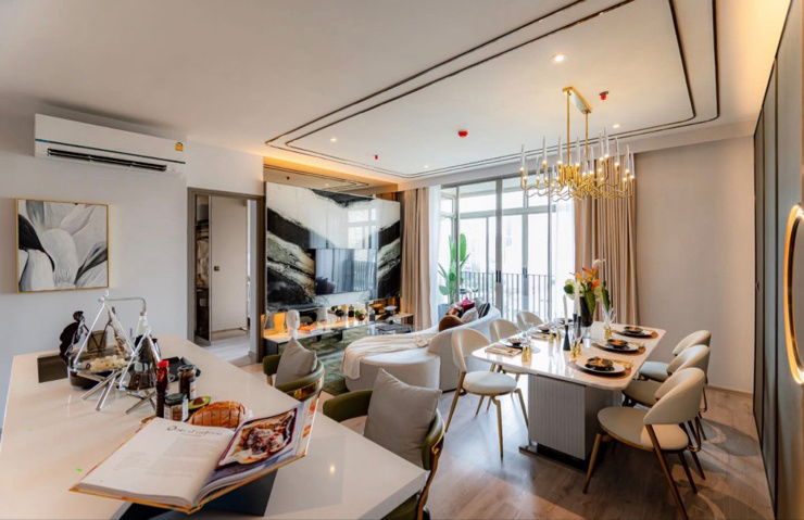 ✨ FOR RENT | Rhythm Ekkamai Estate – Sukhumvit 63 Luxury Condo • Rare Show Unit • Corner Room • 2.8m High Ceiling