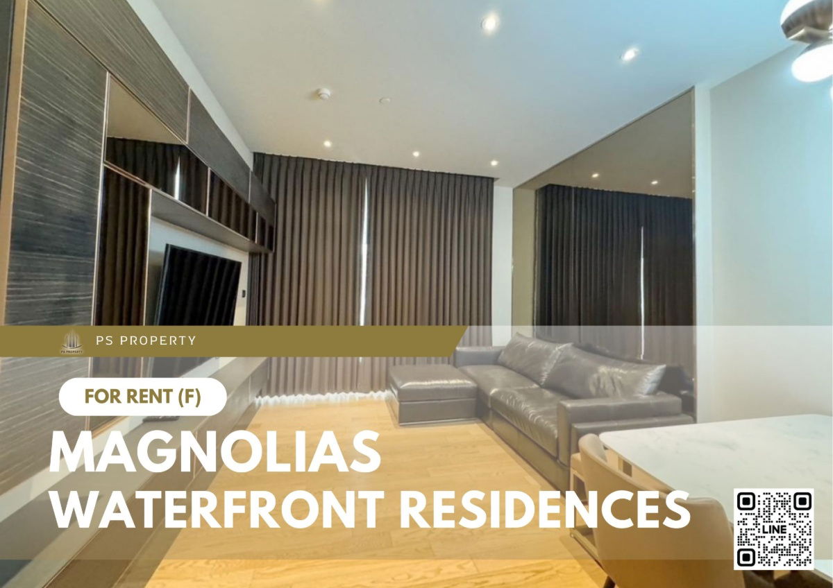 For rent 📍 Magnolias Waterfront Residences 📍 2 bedrooms, 2 bathrooms, fully furnished and equipped with appliances