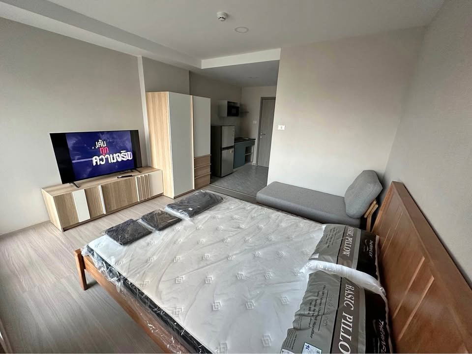 For rent !! City Hom Sanambinnam-Rattanathibet | 7 K. per month |  Studio Type   25 sq.m. 8th Floor