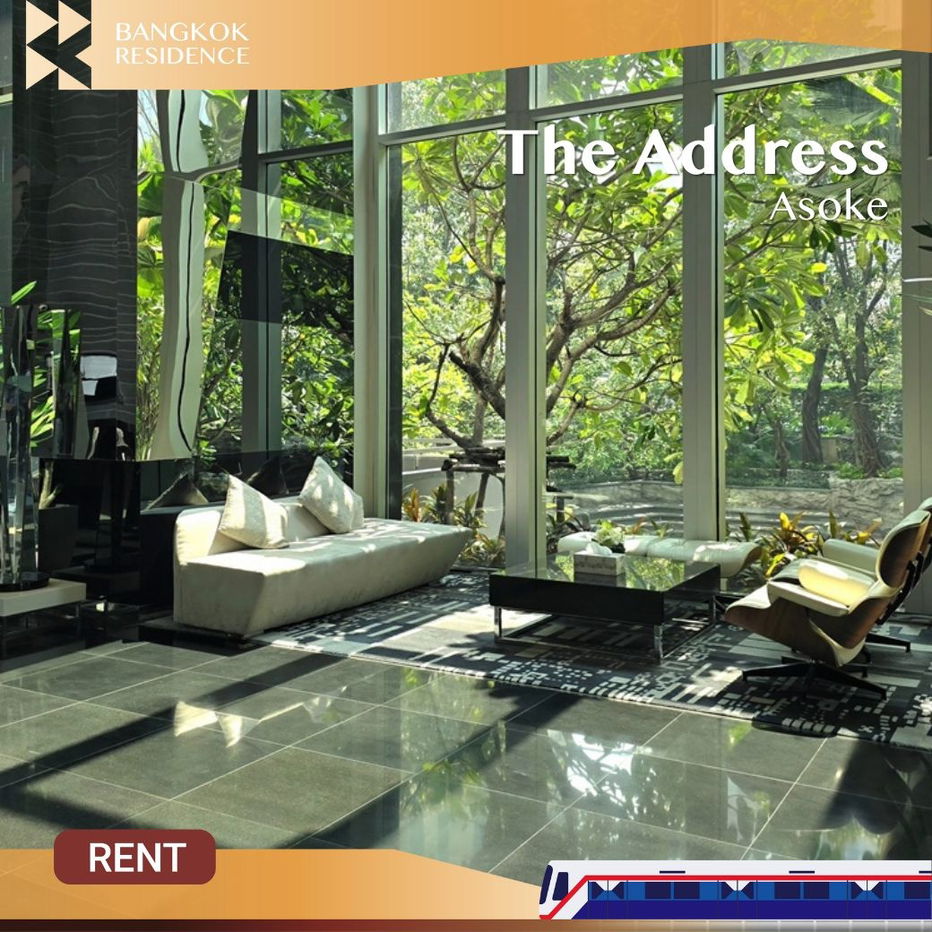 The Address Asoke 💚 Beautiful rooms, now available for rent 💚 Near MRT Phetchaburi