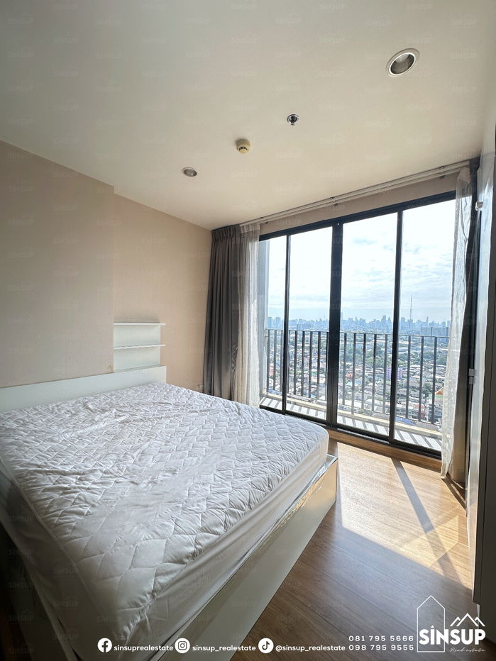 ⭐ For Rent: The Tree Interchange High floor, river view, fully furnished, next to Gateway Bangsue, MRT Bang Pho & MRT Tao Poon.