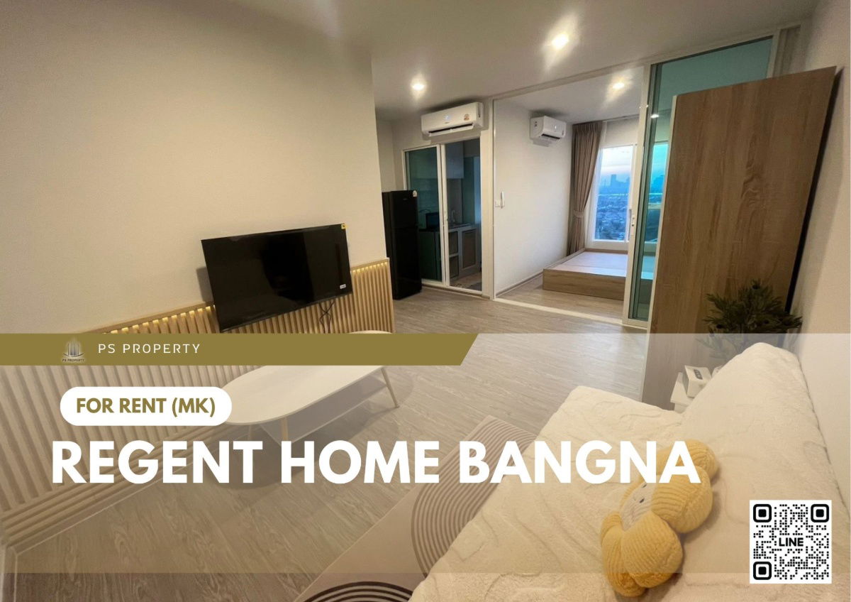 For rent ✨ Regent home bangna ✨ Fully furnished and equipped, near BTS Bangna