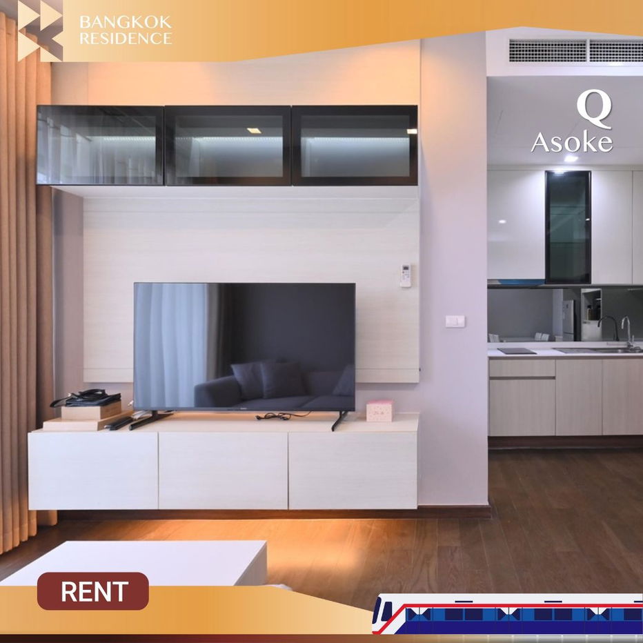 Q Asoke ⚡ Stunning View 🌃 Near MRT Phetchaburi