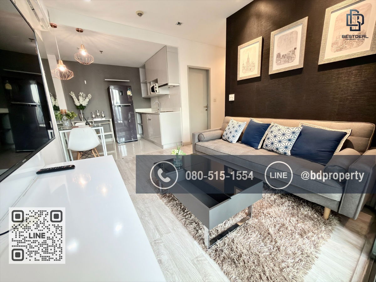 BESTDEAL FOR RENT CONDO“Ideo Mobi Rama 9” 2bedroom 55sqm. Rental 32,000 THB /month  Near Phraram Kao 9 MRT Station 80 meters.