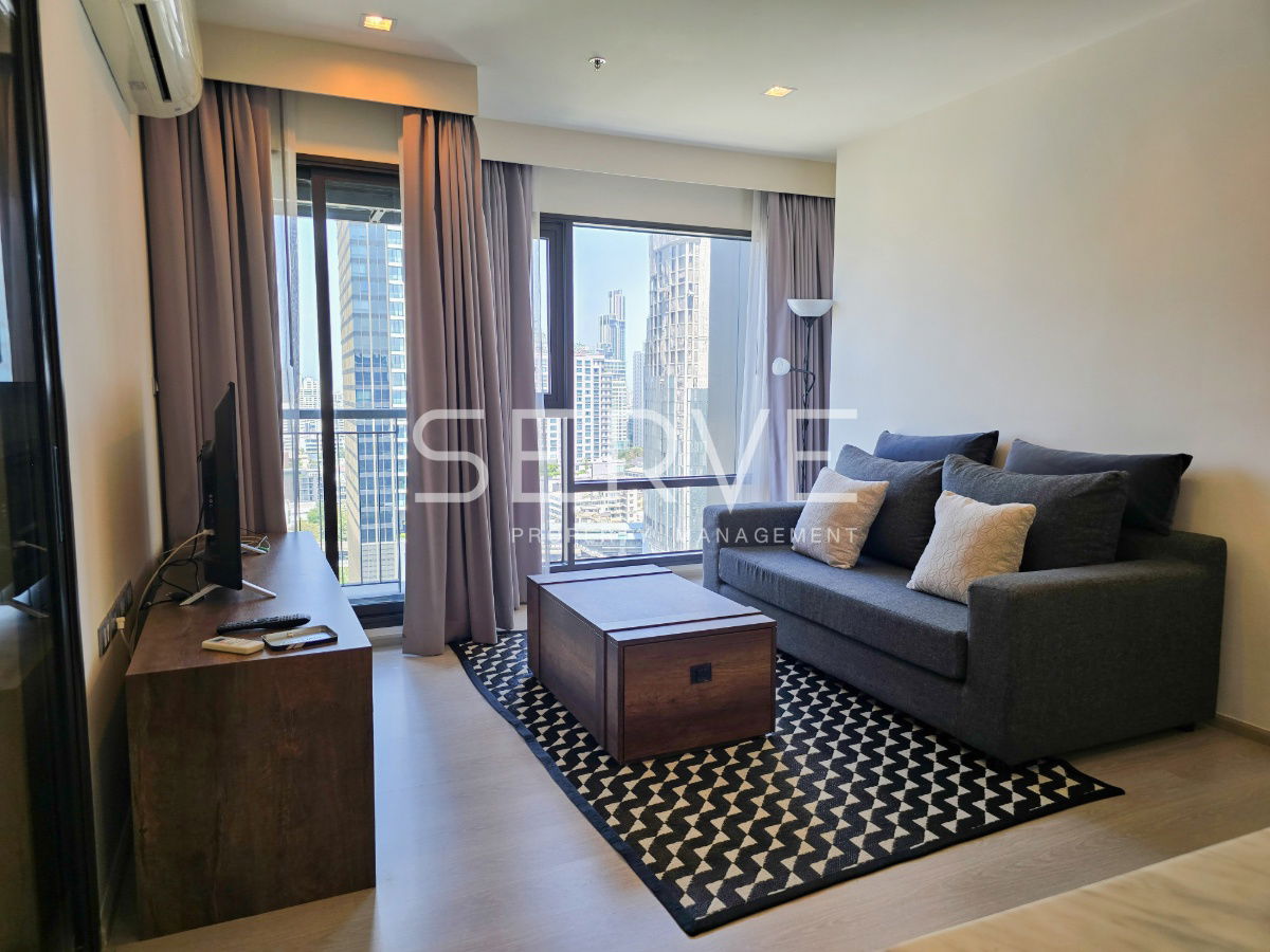 🔥32K🔥 - 1 Bed Large Room 49 sq.m. High Fl. 20+ Good Location Shuttle bus to BTS Thong Lo 350 m. at Rhythm Sukhumvit 36 - 38 Condo / For Rent