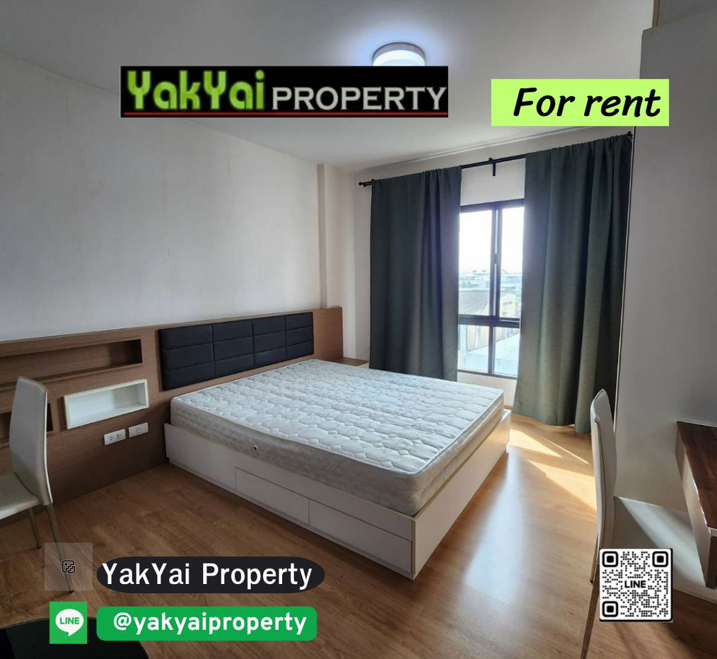 For rent Supalai City Resort, beautiful room, ready to move in, comfortable area, easy living, quality room, superior location.