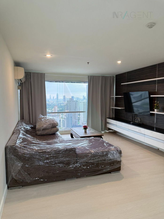 Condo for rent, Sukhumvit Suite, Building 1, Floor 33, 2 bedrooms, size 96 sq m, near NIST International School