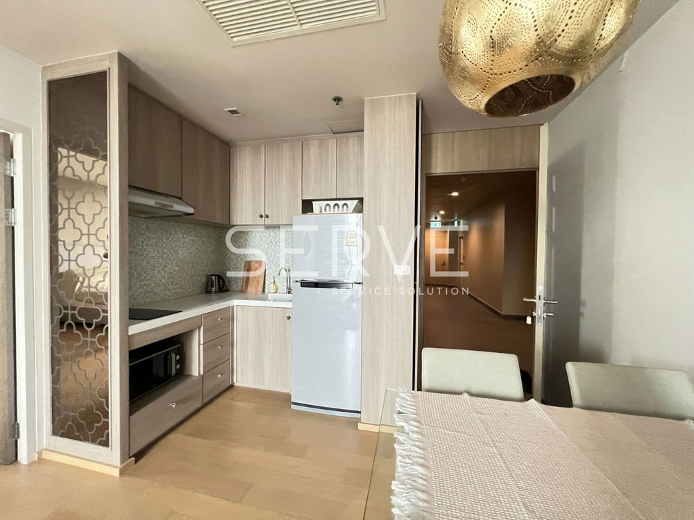 1 Bed 1 Bath with Bathtub Fully furnished High Fl. 15+ Good Location BTS Ari 150 m. / For Rent-Noble Re:D