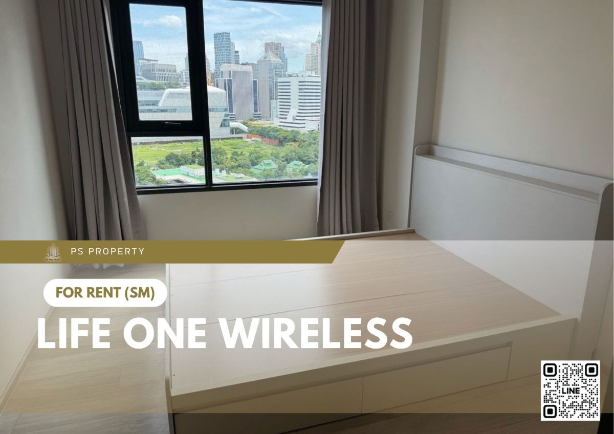 For rent 📍 Life One Wireless 📍 Fully furnished and equipped with appliances, Embassy view, near BTS Ploenchit