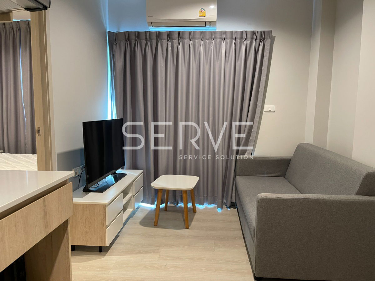 1 Bed Unbloock View Nice Room Fully furnished Good Location 20 Steps From MRT Si La Salle Station  @ Nue Noble Srinakarin Lasalle