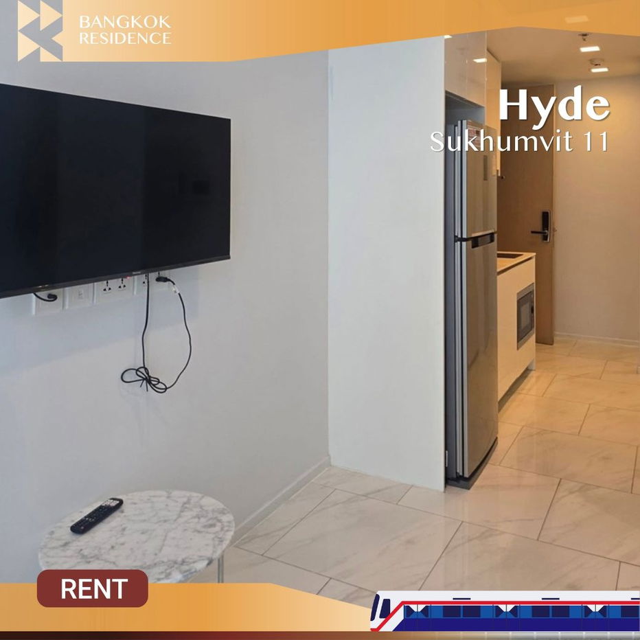 Hyde Sukhumvit 11 💖 Clean Fully-Furnished Studio 🛌🏻 Near BTS Nana