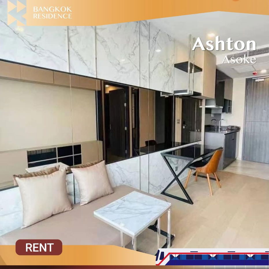 Ashton Asoke 💎 Beautiful fully built-in unit, ready to move in 💚 Near BTS Asoke