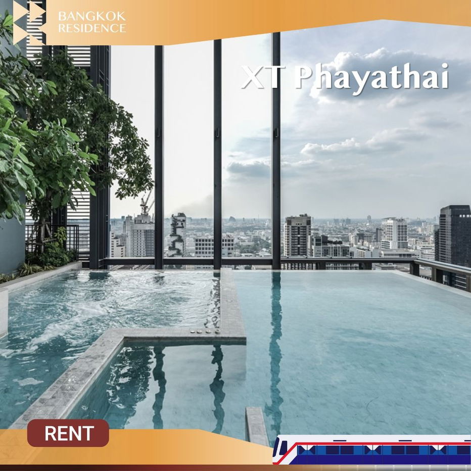 XT Phayathai 🌃 46 sqm, High Floor with Stunning View 💖 Near BTS Phaya Thai