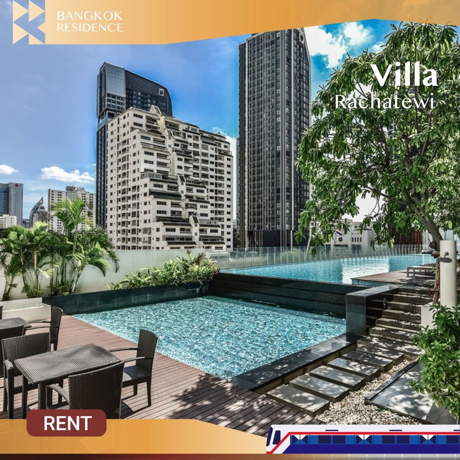 Villa Ratchatewi ✨ Beautifully decorated unit, fully equipped with full built-in furniture 🛋️ Near BTS Ratchathewi