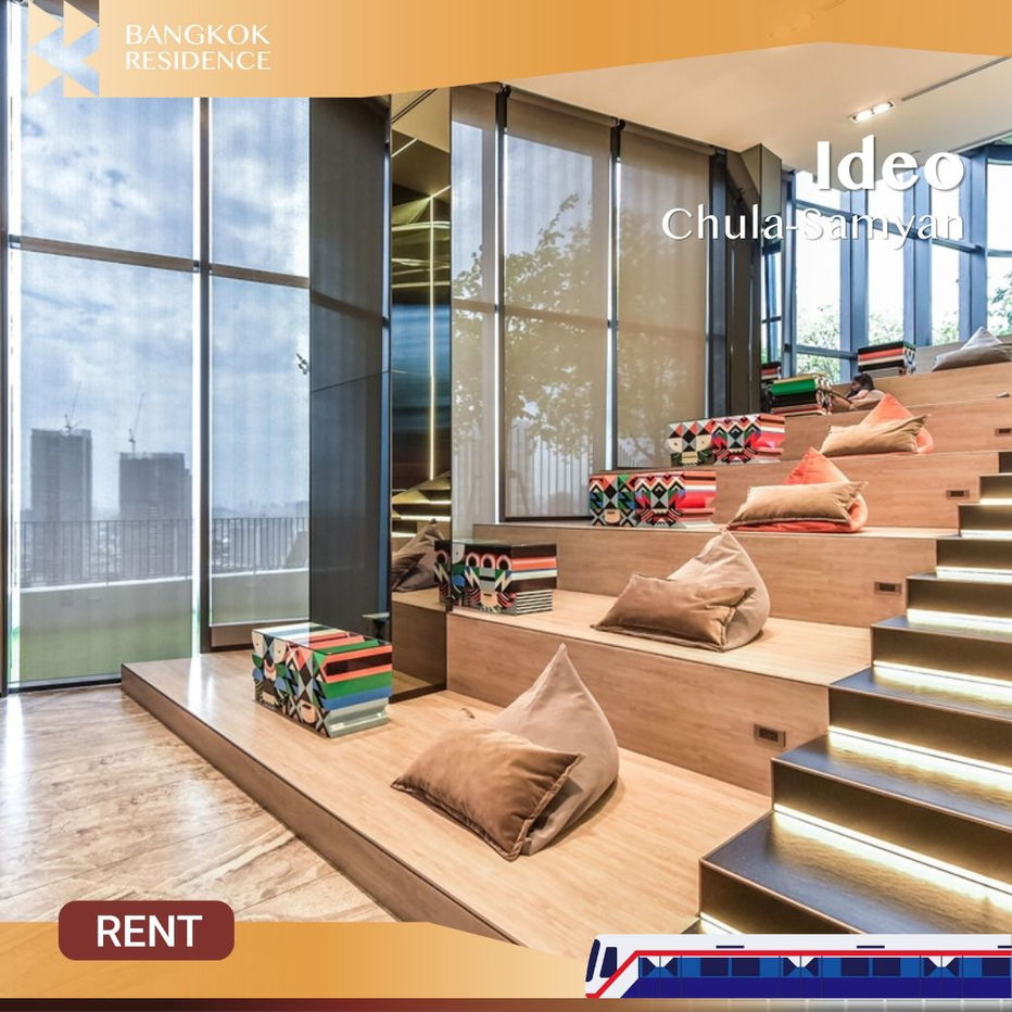 Ideo Chula-Samyan 🌟 Beautiful unit, fully furnished with appliances 🛌🏻 Near MRT Samyan