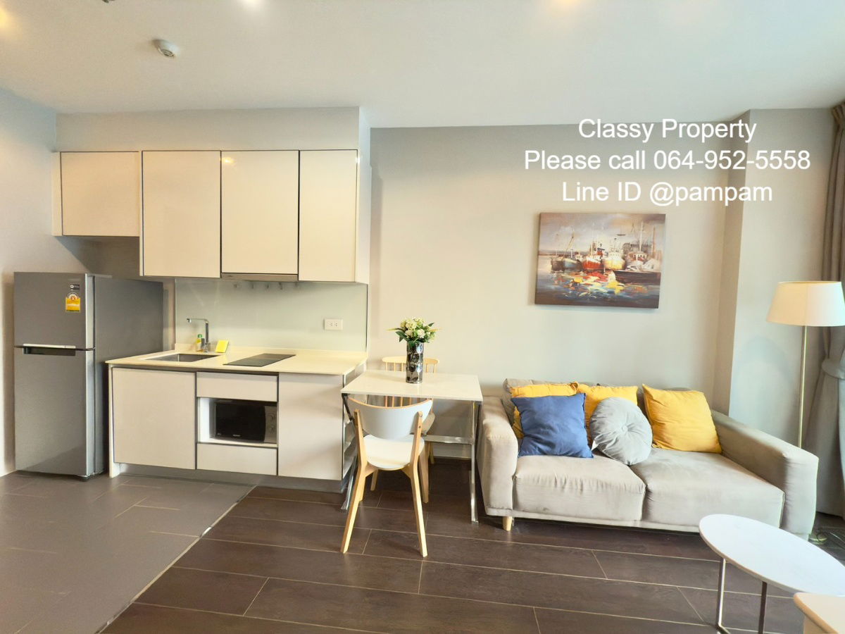 *** Condo for rent : C Ekkamai 1 Bedroom 2 wardrobe Fully furnished  16,000 Baht only 🔥🔥🔥***