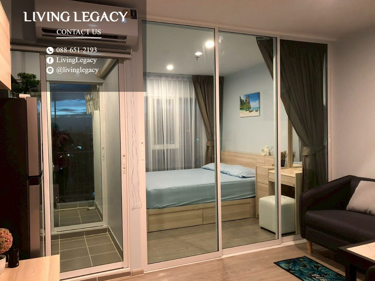 SX9QJZ Condo For Rent Regent Home Bangna 28 Sq.M. Floor 17 Building B line id : @livinglegacy