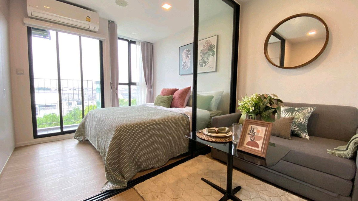 For rent 🔥 New room! 🌟 Atmoz Ratchada–Huai Khwang only 13,000 baht/month