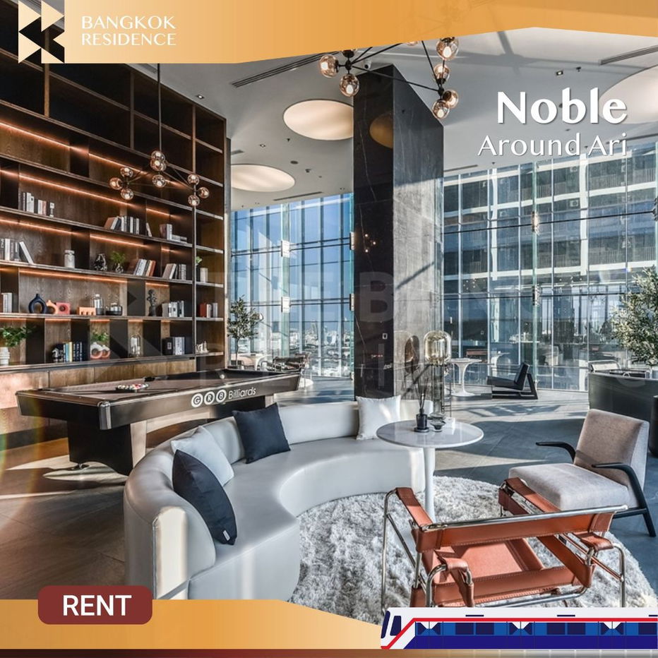 Move-in Ready 🛋️ Noble Around Ari, Fully furnished unit with city view 🌃 Near BTS Ari