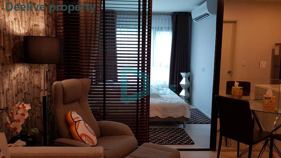 DL007169 Condo for rent, Life Asoke - Rama 9 near MRT พระราม 9, ready to move in, call urgently 0800343450 LineID @655ebbvc
