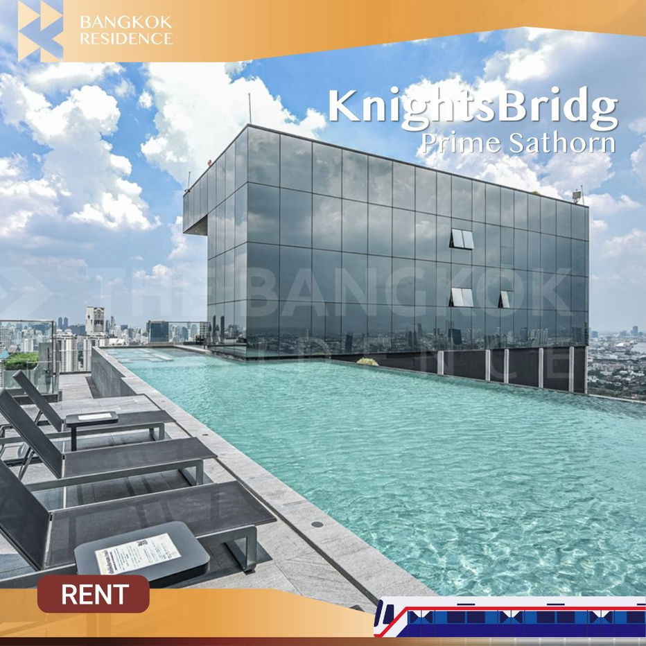 KnightsBridge Prime Sathorn 🛌🏻 Beautiful fully-furnished unit 🌟 Near BTS Chong Nonsi