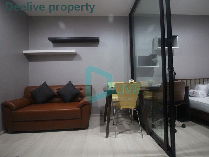 DL005926 Condo for rent, Life Asoke - Rama 9 near MRT พระราม 9, ready to move in, call urgently 0800343450 LineID @655ebbvc