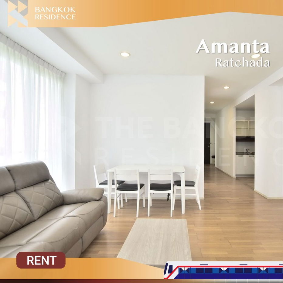 Special Corner Unit ✨ Amanta Ratchada, Great Vibes from Every Angle 💖 Near MRT Thailand Cultural Centre