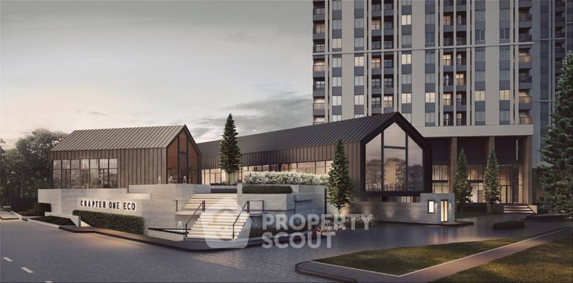 1-BR Condo at Chapter One Eco (Ratchada-HuaiKhwang) near MRT Huai Khwang (ID 631813)