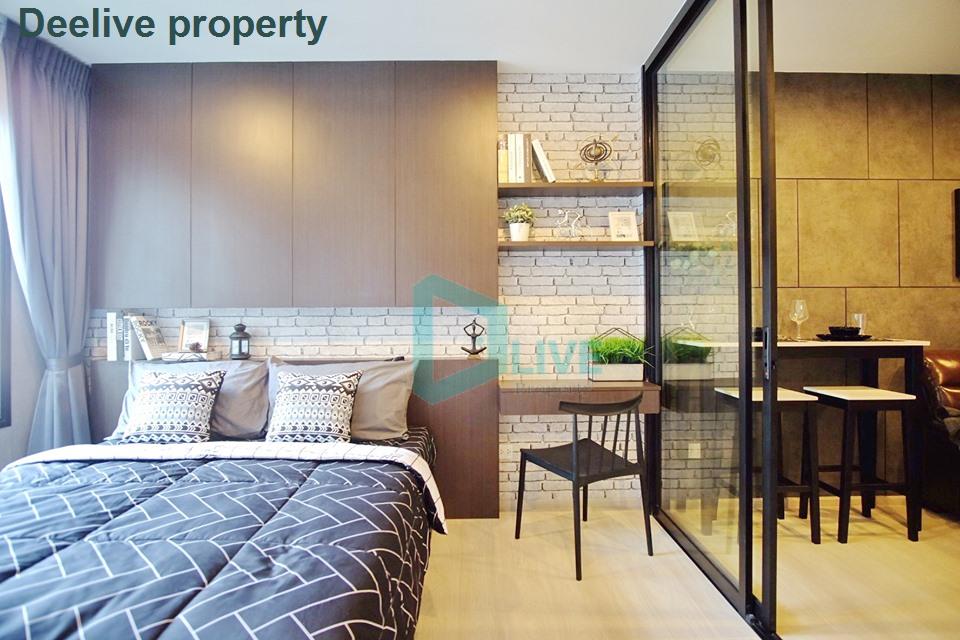 DL006930 Condo for rent, Life Asoke - Rama 9 near MRT พระราม 9, ready to move in, call urgently 0800343450 LineID @655ebbvc