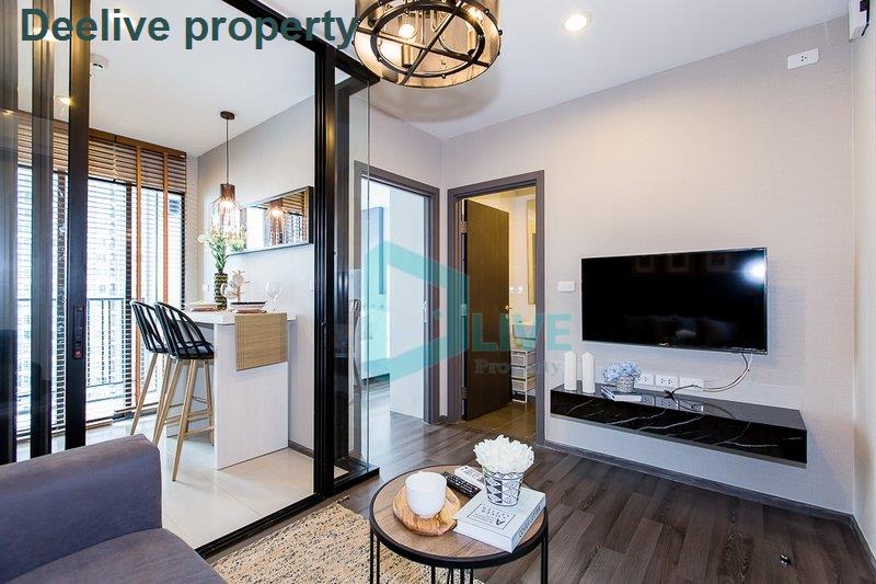 DL101236 Condo for rent, The Base Park East Sukhumvit 77 near BTS On Nut, ready to move in, call urgently 0800343450 LineID @655ebbvc