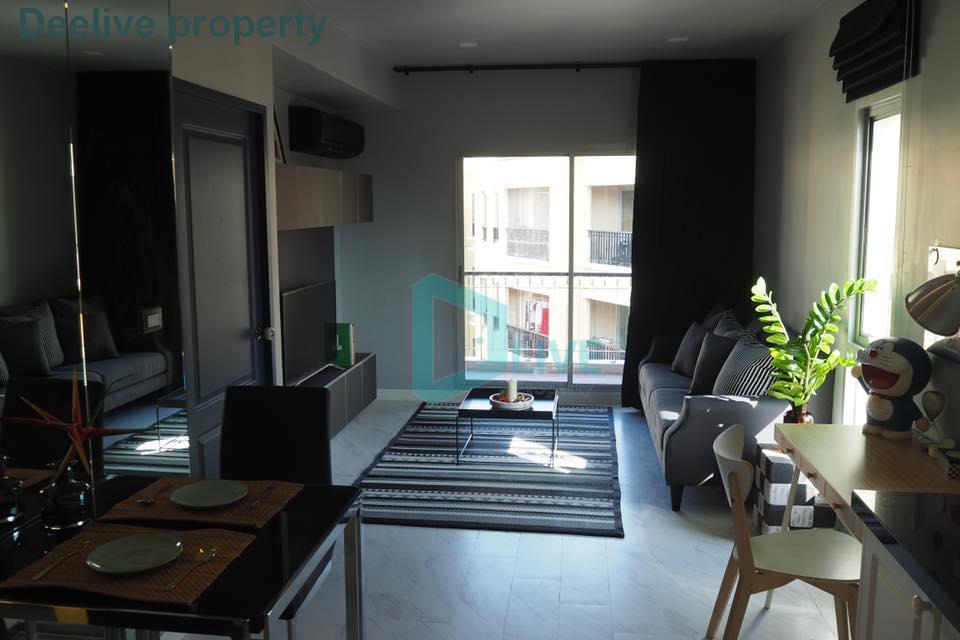DL001139 Condo for rent, The Seed Terre Ratchayothin near MRT พหลโยธิน, ready to move in, call urgently 0653619502 LineID @534wlwof