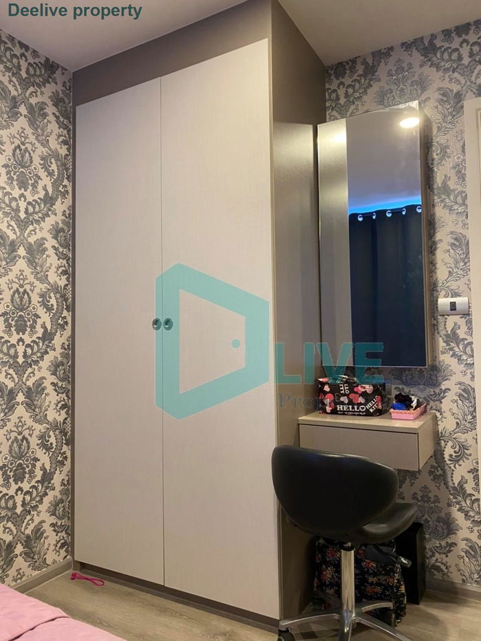 DL100433 Condo for rent, The Urban Attitude Bearing  near BTS Bearing, ready to move in, call urgently 0842740999 LineID @523dslwi