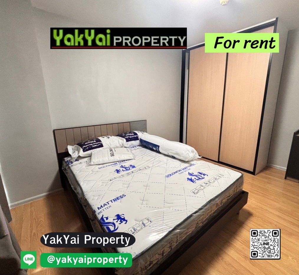 For rent: The Parkland Lite | Located near BTS Pak Nam 🚈, convenient transportation, beautiful room, fully furnished, ready to move in