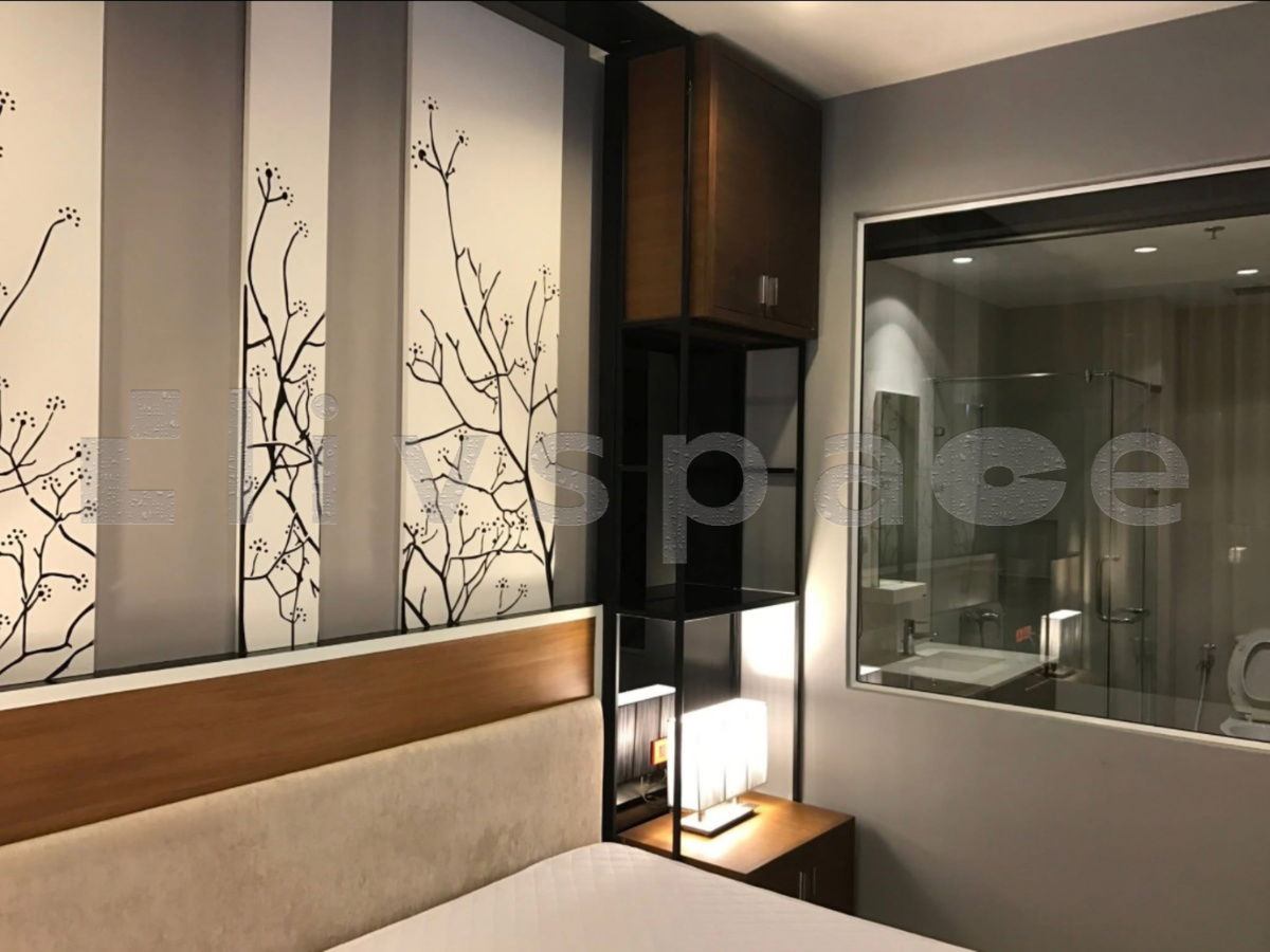 ▚ LD271ツ For Rent Villa Ratchathewi 1 Bed Duplex 2 Baths! ⭐ High Floor, Custom Built-in 38k Near BTS Ratchathewi