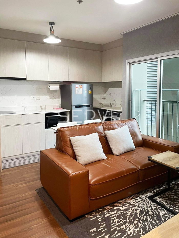 2 Beds 2 Baths Corner Room on Super High Fl. 35+ Next to MRT Thailand Cultural Centre 80 m @ Noble Revolve Ratchada 2