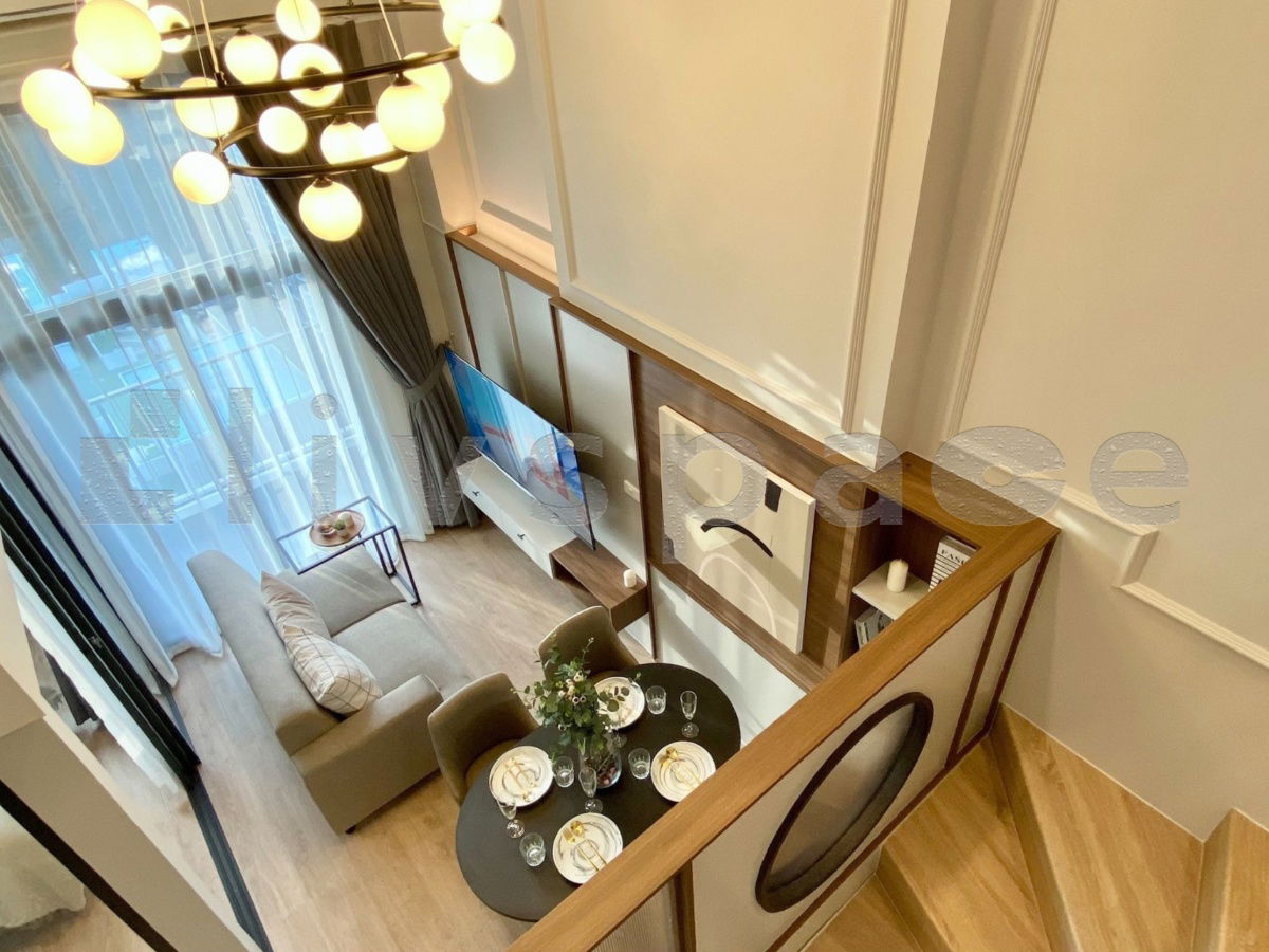 ▚ LD270ツ For Rent Ideo Rama 9 - Asoke 2 Bed Duplex 56 Sqm! ⭐ Rare Unit with Service Package (Free WiFi/Maid/AC Cleaning)