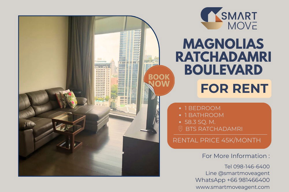 C20230109666...Magnolias Ratchadamri Boulevard, For rent 1 bedroom 1 bathroom, ready to move in