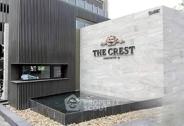 BTS Thonglor အနီး The Crest Sukhumvit 34 ရှိ 2-BR ကွန်ဒို (ID 2466957)
