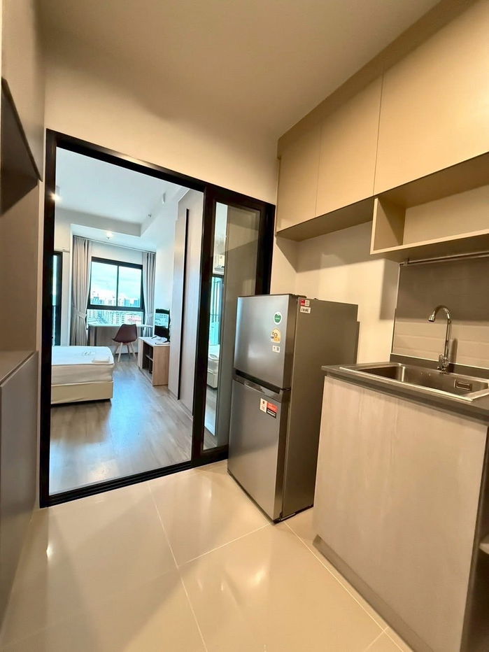 Don't delay! 🔥🔥For rent: Ideo Ramkhamhaeng Lamsali Station. Beautiful room, new room, fully furnished + washing machine included‼️