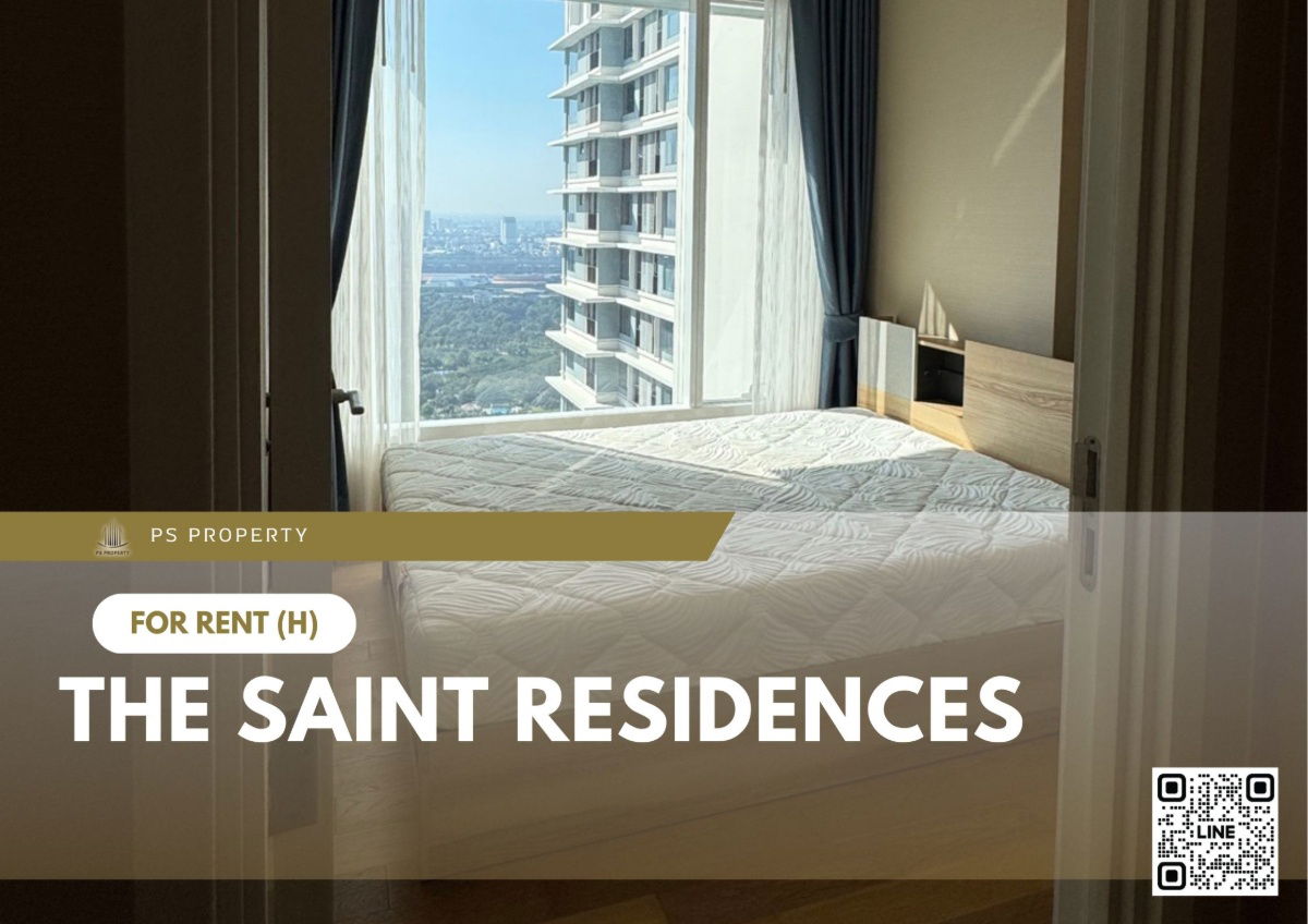 For rent 📍 The Saint Residences 📍 Fully furnished and equipped, near BTS Ha Yaek Lat Phrao