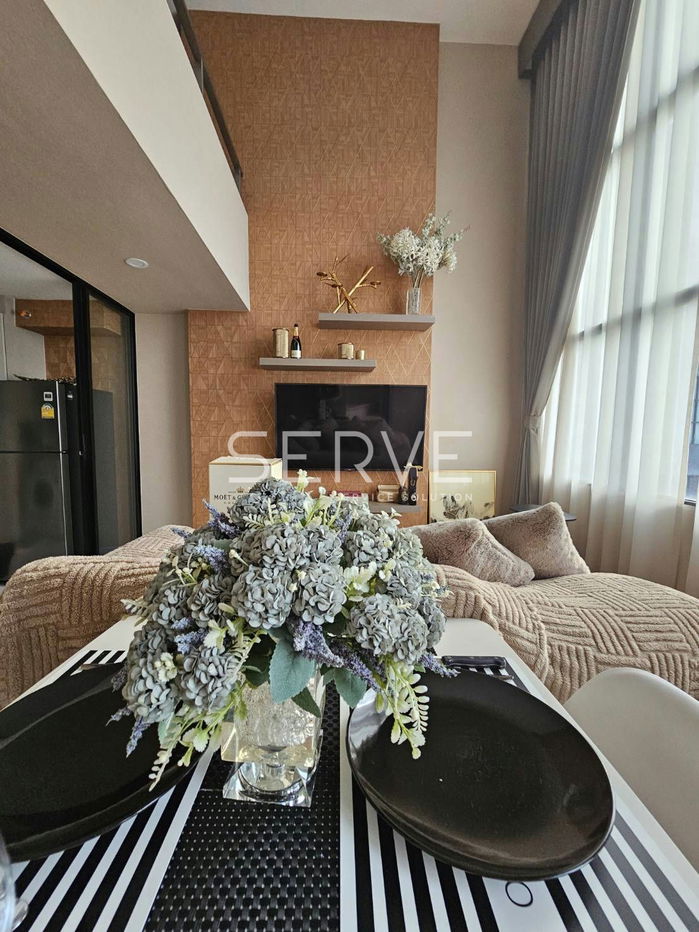Duplex 1 Bed 1 Living Room Homey Style Super High Fl. 30+ Close to BTS Chong Nonsi 600 m. at Knightsbridge Prime Sathorn Condo / For Rent