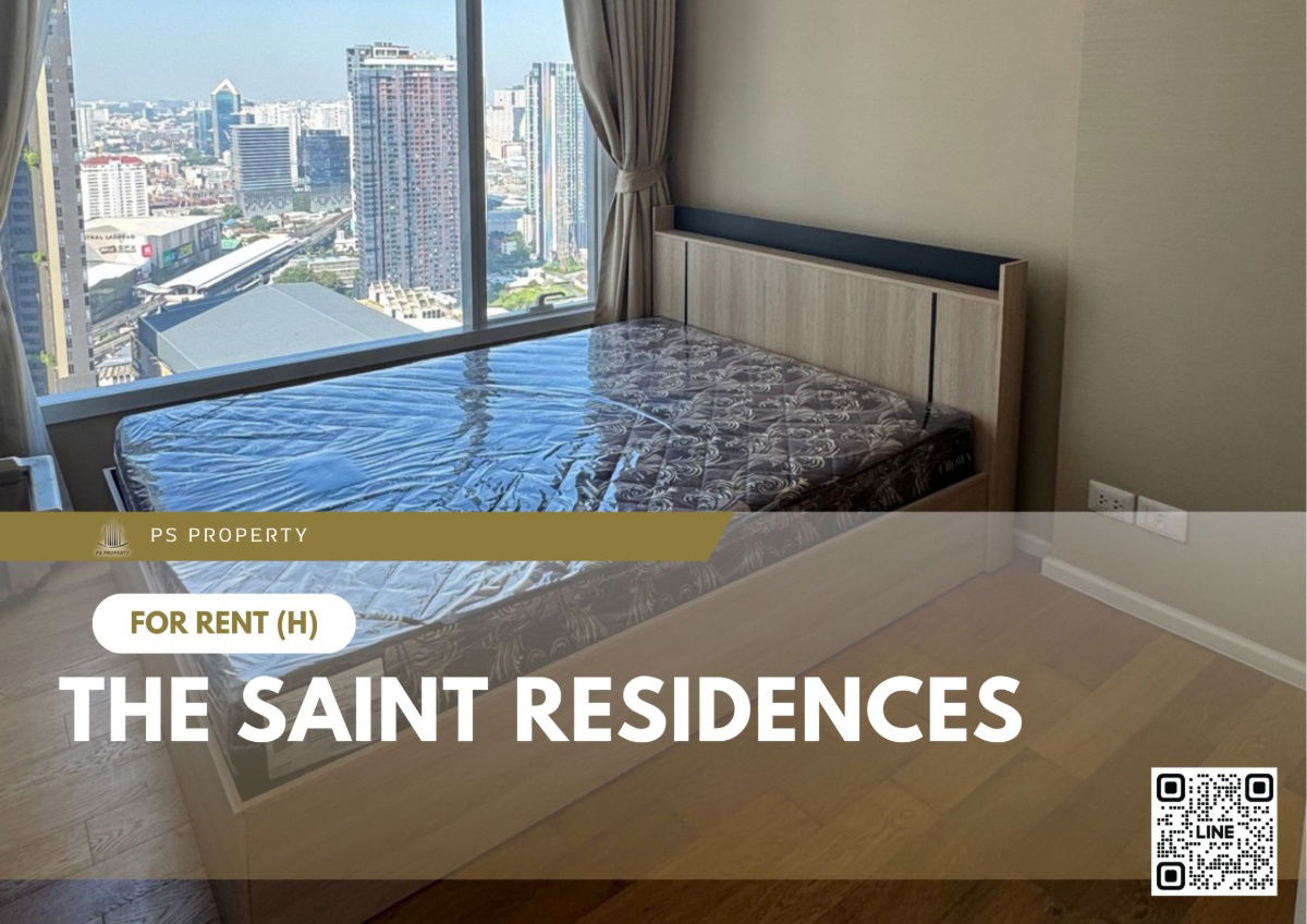 For rent ✨ The Saint Residences ✨ Fully furnished and equipped, near BTS Ha Yaek Lat Phrao