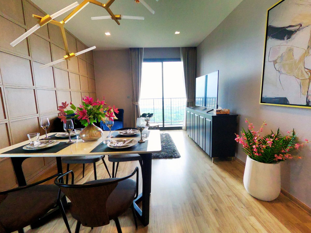 🏙️ FOR RENT: 2-Bedroom Condo at The Line Jatujak-Mochit – 0m to BTS/MRT 🌿