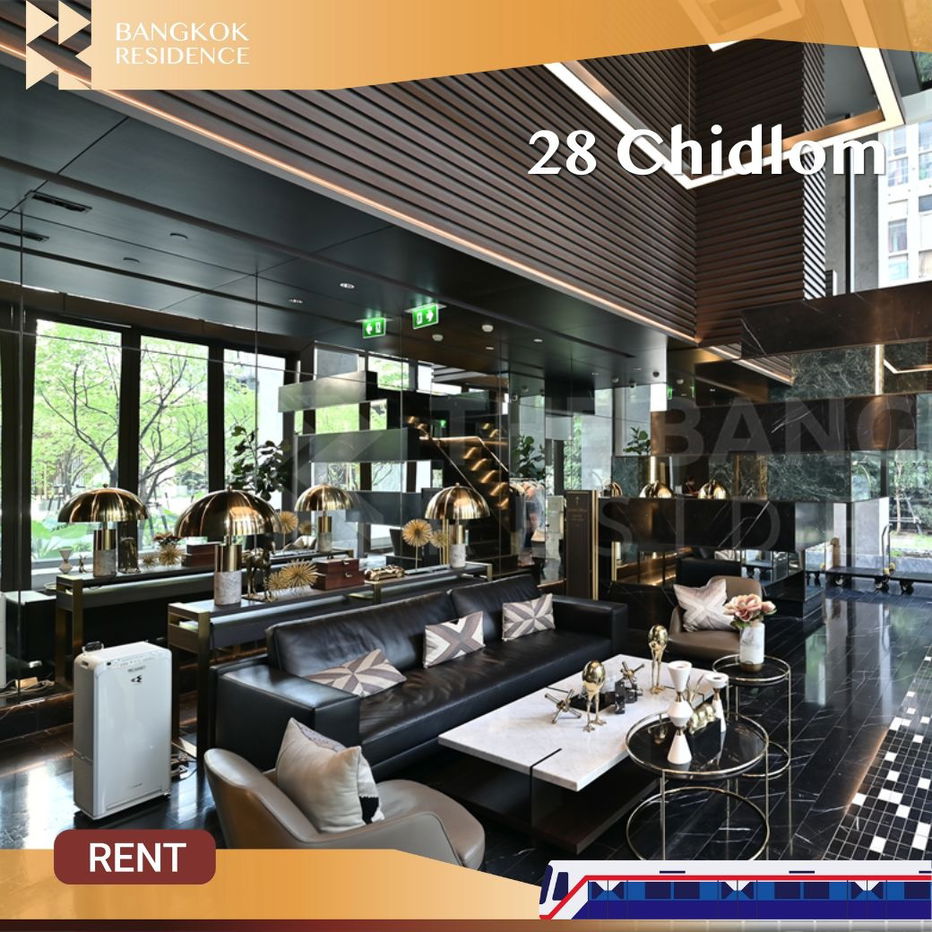 28 Chidlom 🌟 宽敞，设施齐全💚 准备入住，靠近 BTS Chidlom